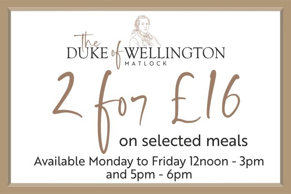 2 meals for £16