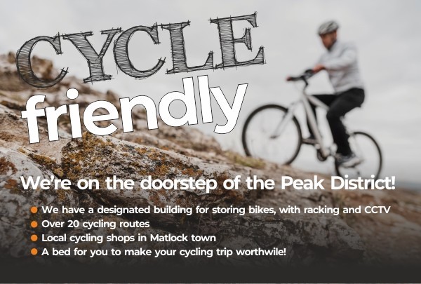 We are cycle friendly!